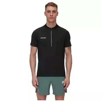 Футболка с коротким рукавом Mammut Aenergy FL Zip, черный