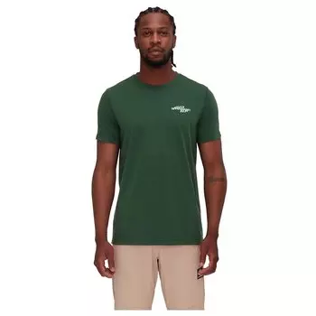 Футболка с коротким рукавом Mammut Core Never Rest, зеленый