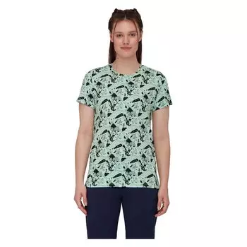 Футболка с коротким рукавом Mammut Massone Climbing Scene, зеленый