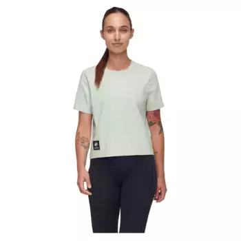 Футболка с коротким рукавом Mammut Massone Cropped Patch, зеленый