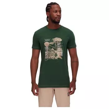 Футболка с коротким рукавом Mammut Massone Rocks, зеленый