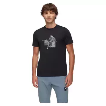 Футболка с коротким рукавом Mammut Mountain 4208m, черный