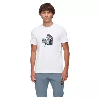 Футболка с коротким рукавом Mammut Mountain 4208m, белый