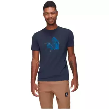 Футболка с коротким рукавом Mammut Mountain 4208m, синий