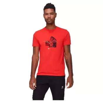 Футболка с коротким рукавом Mammut Mountain 4208m, красный