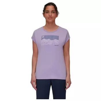 Футболка с коротким рукавом Mammut Mountain Trilogy, фиолетовый