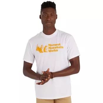Футболка с коротким рукавом Marmot Mountain Works, белый