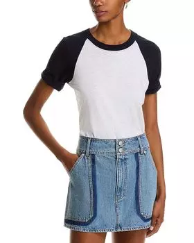 Футболка с коротким рукавом Mason Baseball Veronica Beard, мультиколор