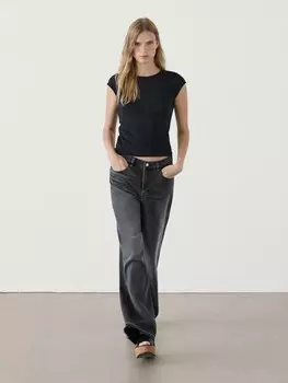 Футболка с коротким рукавом Massimo Dutti, синий