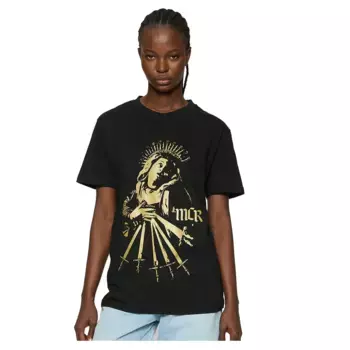 Футболка с коротким рукавом Mc Clothes My Chemical Romance Gold Lady, черный