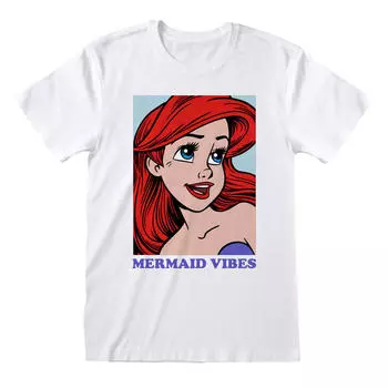 Футболка с коротким рукавом Mermaid Vibes DISNEY, цвет blanco