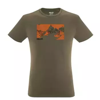 Футболка с коротким рукавом Millet Wanaka Fast, коричневый