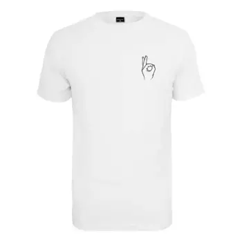 Футболка с коротким рукавом Mister Tee Easy Sign, белый