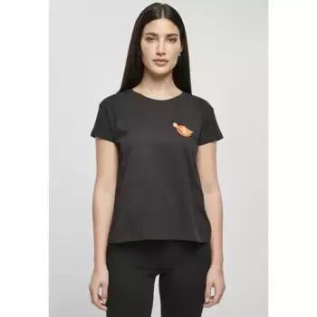 Футболка с коротким рукавом Mister Tee Ladies Space Jam Tune Squad Lola Box, черный