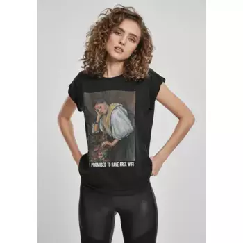 Футболка с коротким рукавом Mister Tee No Wifi, черный