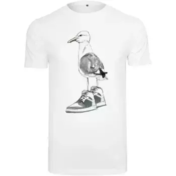 Футболка с коротким рукавом Mister Tee Seagull Sneakers, белый