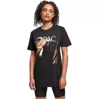 Футболка с коротким рукавом Mister Tee Tupac Me Against The World Cover, черный