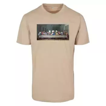 Футболка с коротким рукавом Mister Tee Urban Classics Cant Hang Us, бежевый