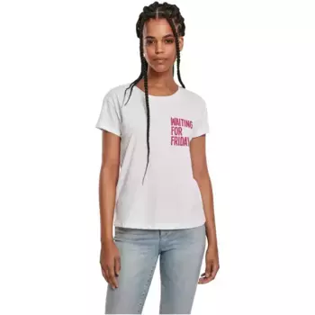 Футболка с коротким рукавом Mister Tee Waiting For Friday Box, белый
