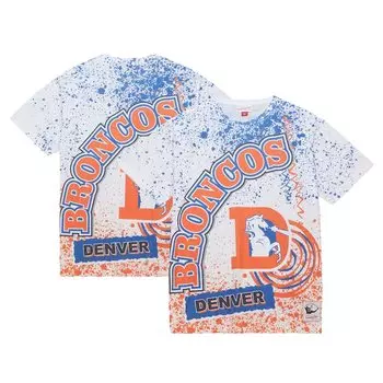 Футболка с коротким рукавом Mitchell & Ness Denver Broncos, белый