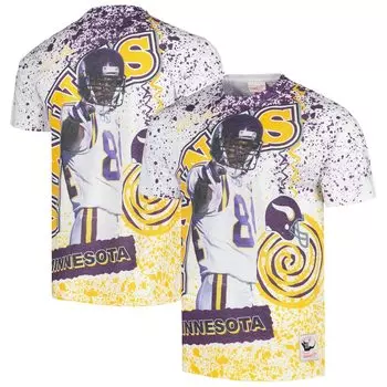 Футболка с коротким рукавом Mitchell & Ness Minnesota Vikings, белый