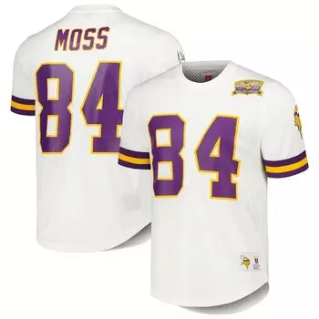 Футболка с коротким рукавом Mitchell & Ness Minnesota Vikings, белый