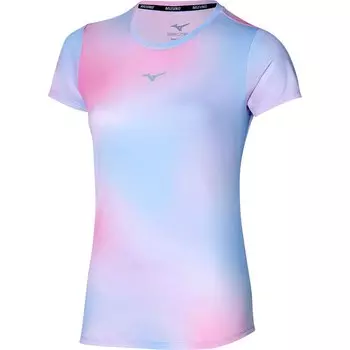 Футболка с коротким рукавом Mizuno Impulse Core Graphic, синий