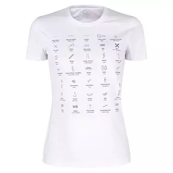 Футболка с коротким рукавом Montura Topographic, белый