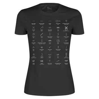 Футболка с коротким рукавом Montura Topographic, черный