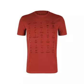 Футболка с коротким рукавом Montura Topographic, оранжевый