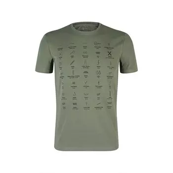 Футболка с коротким рукавом Montura Topographic, зеленый