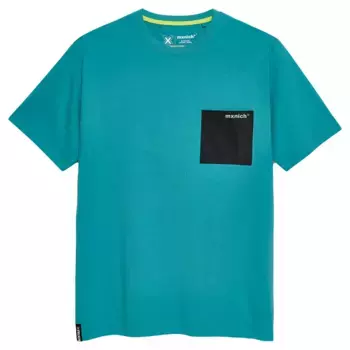 Футболка с коротким рукавом Munich Oversize Boxes Streetwear, синий