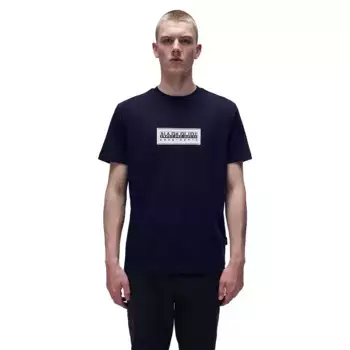 Футболка с коротким рукавом Napapijri Box Logo, синий
