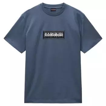 Футболка с коротким рукавом Napapijri Box Logo, синий
