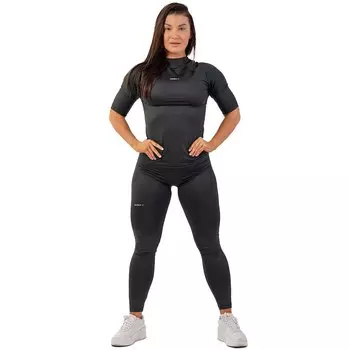 Футболка с коротким рукавом Nebbia Python Snakeskin 416, черный