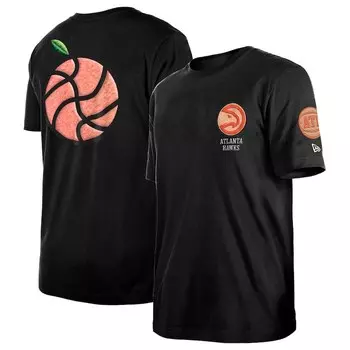 Футболка с коротким рукавом New Era Atlanta Hawks, черный
