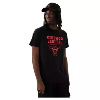 Футболка с коротким рукавом New Era Chicago Bulls NBA Foil, черный