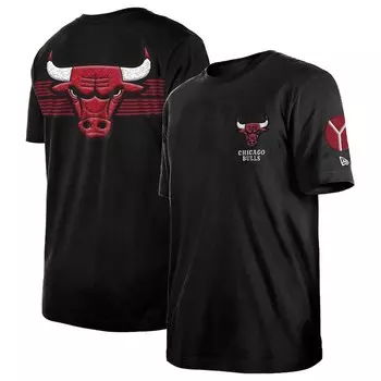 Футболка с коротким рукавом New Era Chicago Bulls, черный