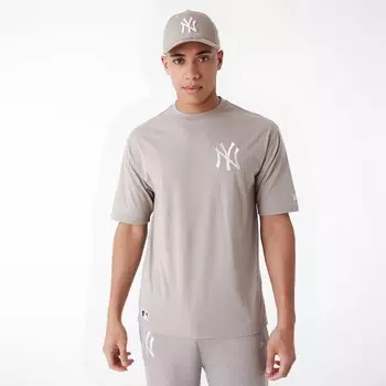 Футболка с коротким рукавом New Era League Essntls Lc New York Yankees, бежевый