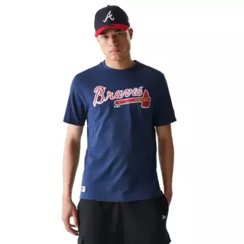 Футболка с коротким рукавом New Era MLB Regular Atlanta Braves, синий