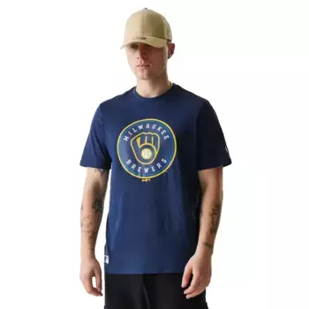 Футболка с коротким рукавом New Era MLB Regular Milwaukee Brewers, синий