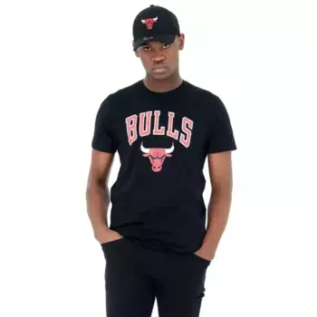 Футболка с коротким рукавом New Era NBA Regular Chicago Bulls 60416749, черный