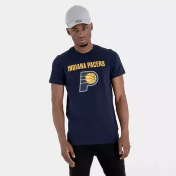 Футболка с коротким рукавом New Era NBA Regular Indiana Pacers, синий