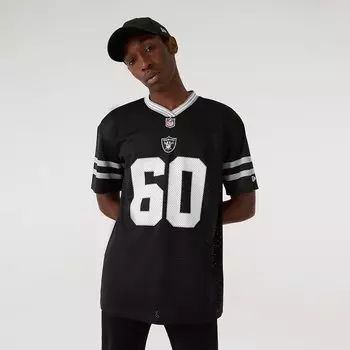 Футболка с коротким рукавом New Era NFL Mesh Las Vegas Raiders, черный