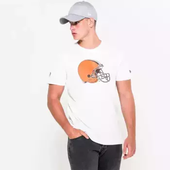Футболка с коротким рукавом New Era NFL Regular Cleveland Browns, белый