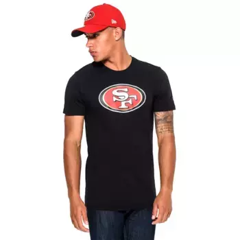 Футболка с коротким рукавом New Era NFL Regular Saf49E, черный