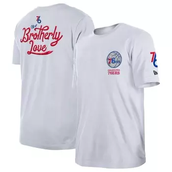 Футболка с коротким рукавом New Era Philadelphia 76Ers, белый