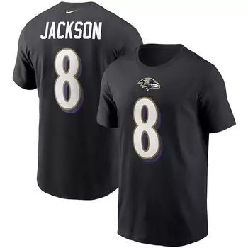 Футболка с коротким рукавом Nike Baltimore Ravens, черный