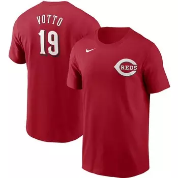 Футболка с коротким рукавом Nike Cincinnati Reds, красный