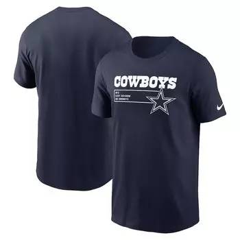 Футболка с коротким рукавом Nike Dallas Cowboys, нави